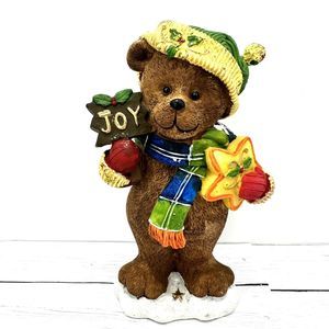 Ceramics Bear Christmastime